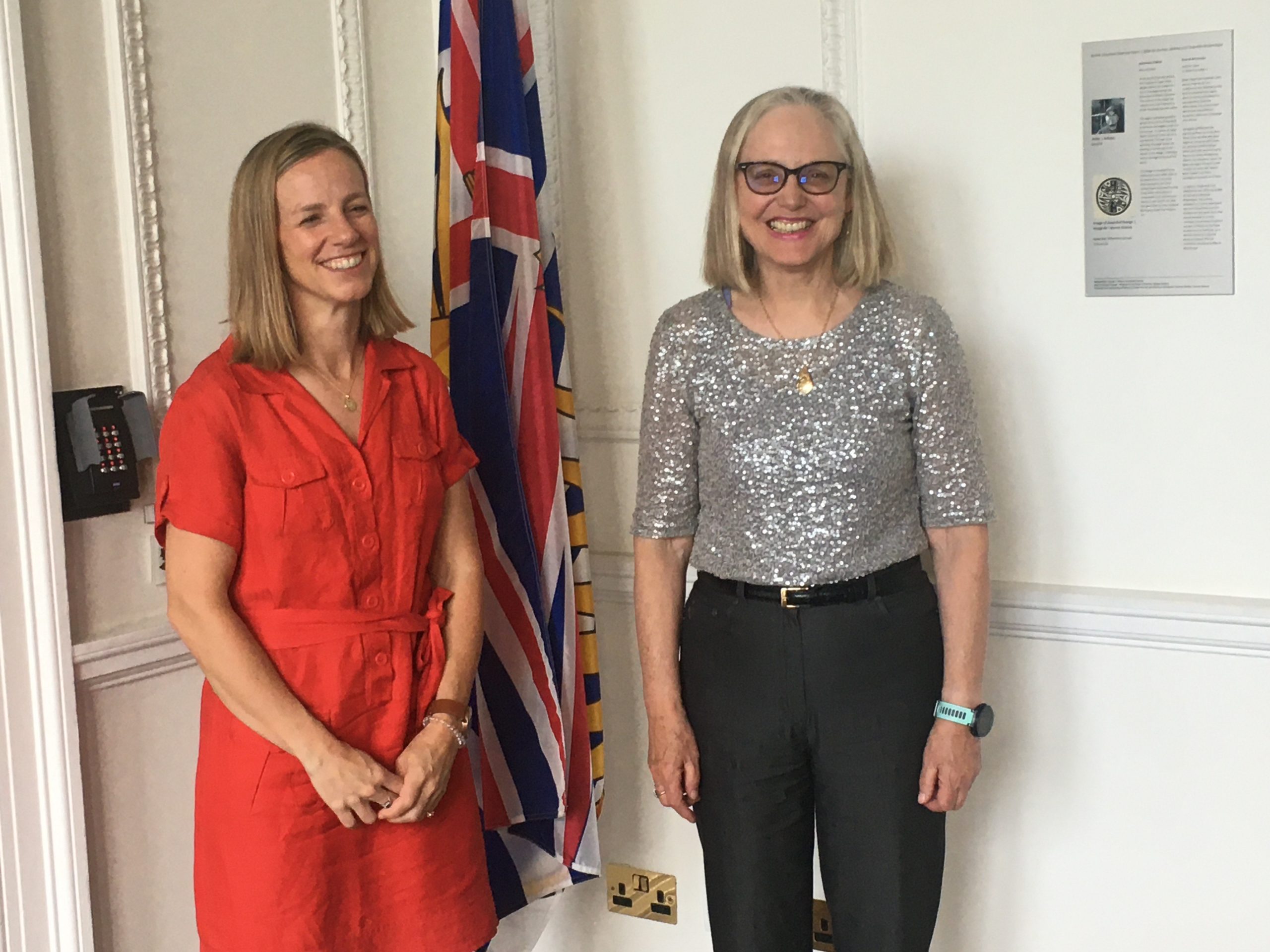 Fiona Macleod at the Canadian High Commission in London
